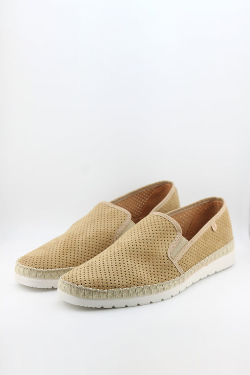 Verbenas Men Textured Slip-On Espadrille Loafers